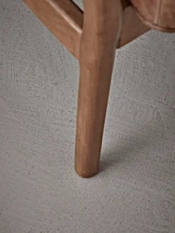 Cox & Cox Occasional Chairs|Armchairs & Loveseats<Ribbed Leather Armchair - Tan