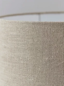 Cox & Cox Table Lamps<Ribbed Mango Wood Table Lamp - Natural