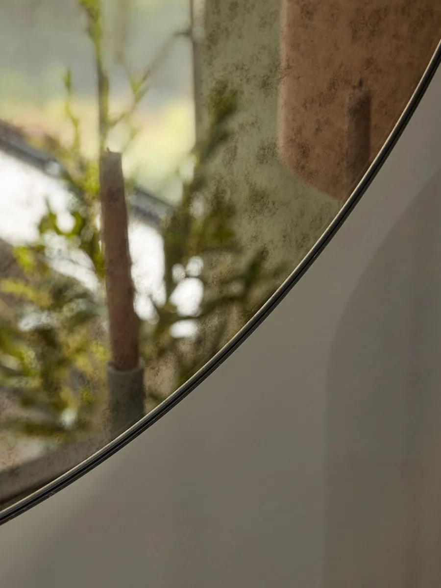 Cox & Cox Wall Mirrors<Round Antique Glass Mirror