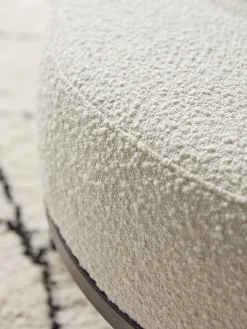 Cox & Cox Ottomans, Footstools & Pouffes<Round Boucle Footstool - Large