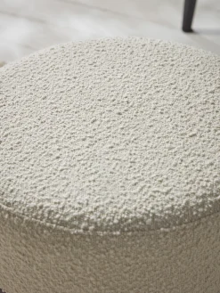 Cox & Cox Ottomans, Footstools & Pouffes<Round Boucle Footstool - Small