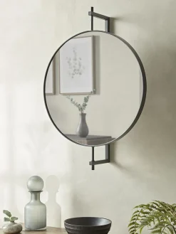 Cox & Cox Wall Mirrors|Round Mirrors<Round Industrial Mirror