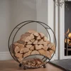 Cox & Cox Fireside<Round Log and Kindling Holder