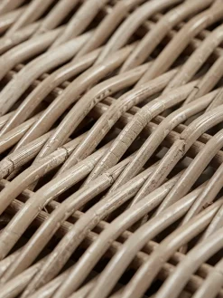 Cox & Cox Shoe Storage|Benches<Round Rattan Storage Bench - Large