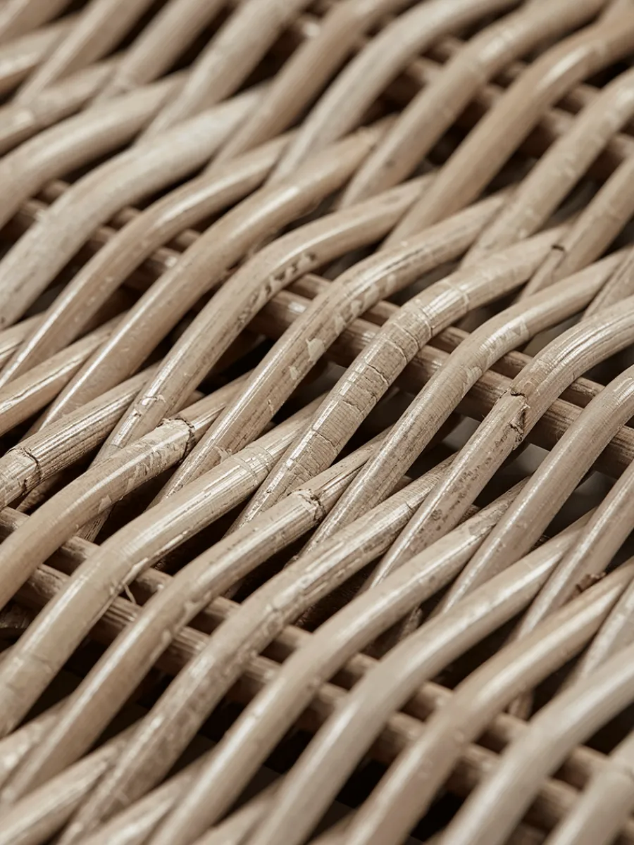 Cox & Cox Shoe Storage|Benches<Round Rattan Storage Bench - Large