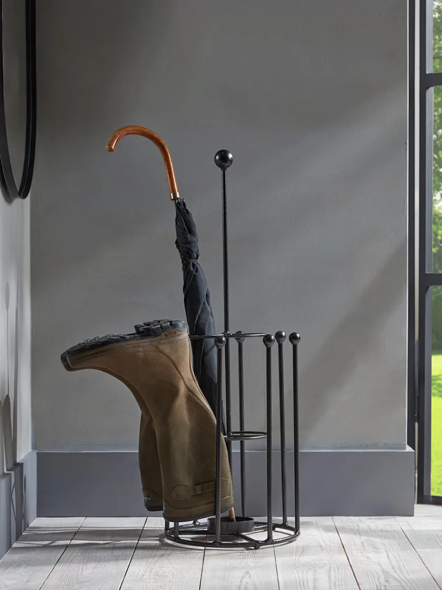 Cox & Cox Shoe Storage<Round Umbrella Stand & Boot Rack