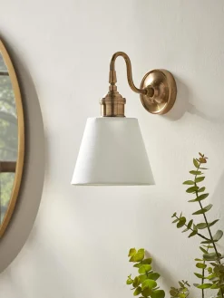 Cox & Cox Wall Lights<Rowena Wall Light - White