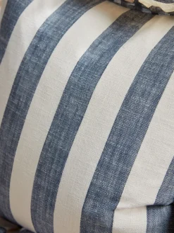 Cox & Cox Cushions|Cushions<Ruffle Square Cushion - Nautical Stripe