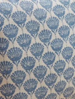 Cox & Cox Cushions|Cushions<Ruffle Square Cushion - Swedish Blue Print