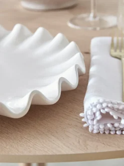 Cox & Cox Kitchen Accessories & Tableware<Ruffled Serving Platter
