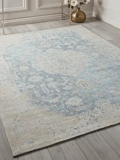 Cox & Cox Rugs|Rugs<Sara Rug - Blue