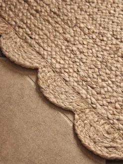Cox & Cox Doormats|Doormats<Scalloped Jute Doormat