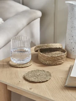 Cox & Cox Kitchen Accessories & Tableware<Seagrass Coaster Set