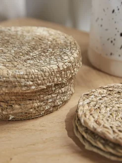 Cox & Cox Kitchen Accessories & Tableware<Seagrass Coaster Set