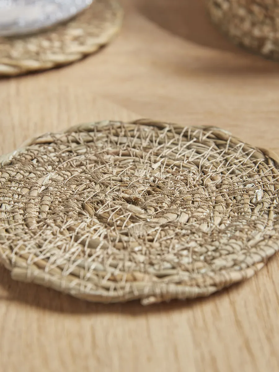 Cox & Cox Kitchen Accessories & Tableware<Seagrass Coaster Set