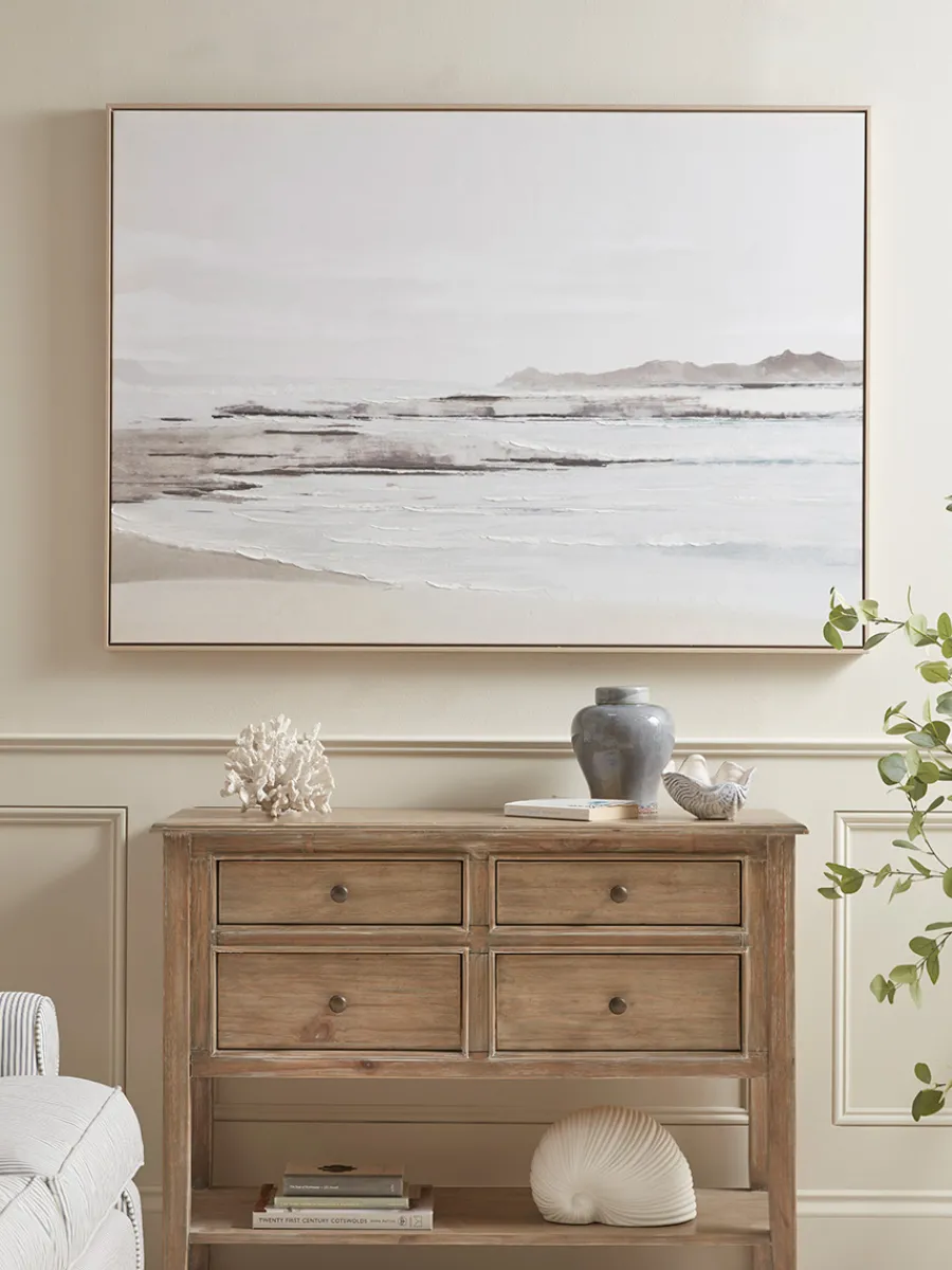 Cox & Cox Wall Art<Shoreline Framed Canvas