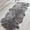 Cox & Cox Sheepskin Rugs & Hides|Sheepskin Rugs & Hides<Shorthaired Graphite Sheepskin - Double