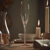 Cox & Cox Kitchen Accessories & Tableware|Glassware<Six Amber Asymmetric Champagne Flutes