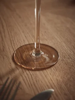 Cox & Cox Kitchen Accessories & Tableware|Glassware<Six Amber Asymmetric Champagne Flutes