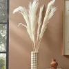 Cox & Cox Faux Stems|Faux Plants & Flowers<Six Pampas Grass Stems - Cream