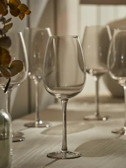 Cox & Cox Kitchen Accessories & Tableware|Glassware<Six Smoked Wine Glasses