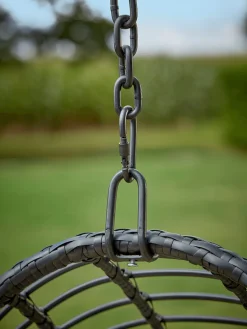 Cox & Cox Outdoor Hanging Chairs & Statement Chairs<Slim Hanging Chair - Black