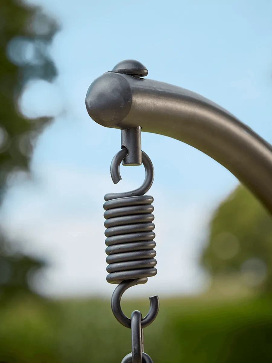 Cox & Cox Outdoor Hanging Chairs & Statement Chairs<Slim Hanging Chair - Black