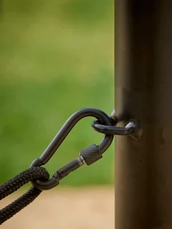 Cox & Cox Outdoor Hanging Chairs & Statement Chairs<Slim Hanging Chair - Black