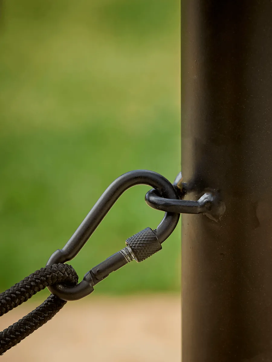 Cox & Cox Outdoor Hanging Chairs & Statement Chairs<Slim Hanging Chair - Black