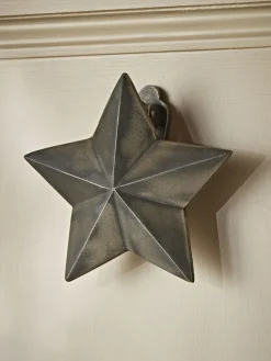 Cox & Cox Door Furniture|Decorative Outdoors<Star Door Knocker - Cast Iron
