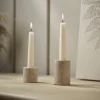 Cox & Cox Candle Holders<Stone Dinner Candle Holder - Large