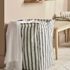 Cox & Cox Laundry Baskets|Laundry Baskets<Striped Laundry Basket