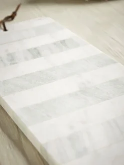 Cox & Cox Kitchen Accessories & Tableware<Striped Marble Serving Board - Sage