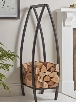 Cox & Cox Fireside<Tall Industrial Log Holder