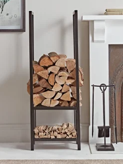 Cox & Cox Fireside<Tall Layered Log & Kindling Holder