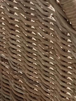 Cox & Cox Fireside<Tall Rattan Log & Kindling Trolley