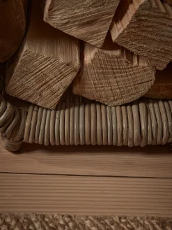 Cox & Cox Fireside<Tall Rattan Log Holder