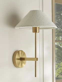 Cox & Cox Wall Lights<Tapered Boucle Wall Light