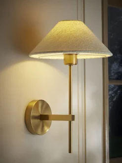 Cox & Cox Wall Lights<Tapered Boucle Wall Light