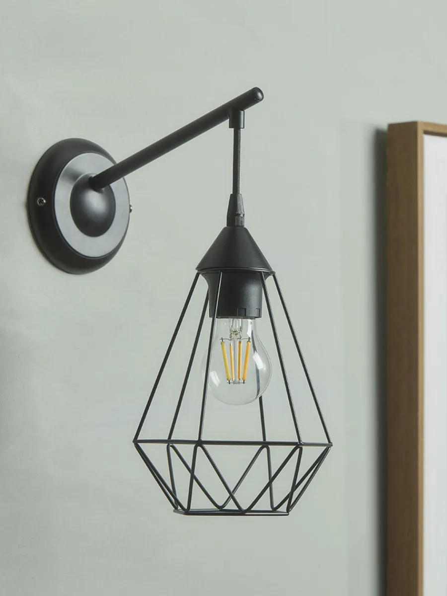 Cox & Cox Wall Lights<Tapered Cage Wall Light