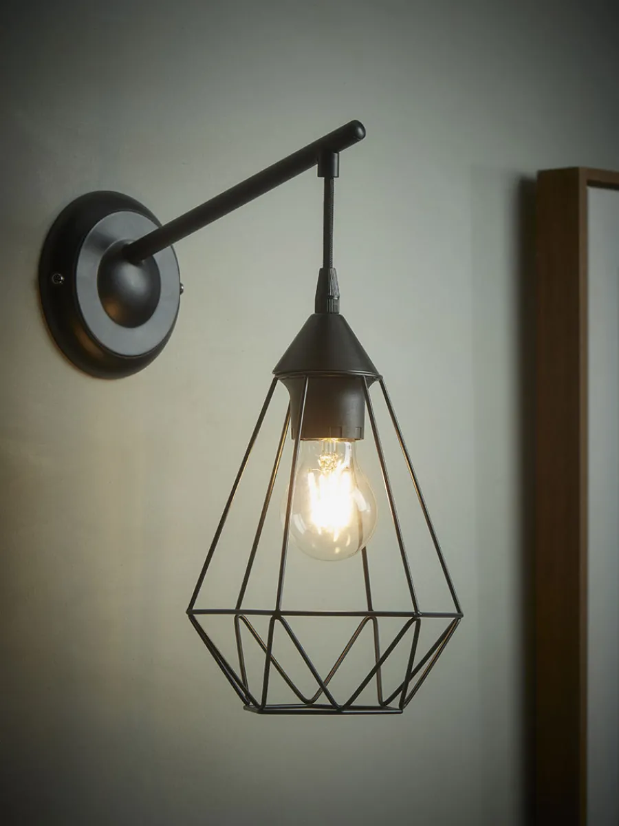 Cox & Cox Wall Lights<Tapered Cage Wall Light