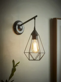 Cox & Cox Wall Lights<Tapered Cage Wall Light