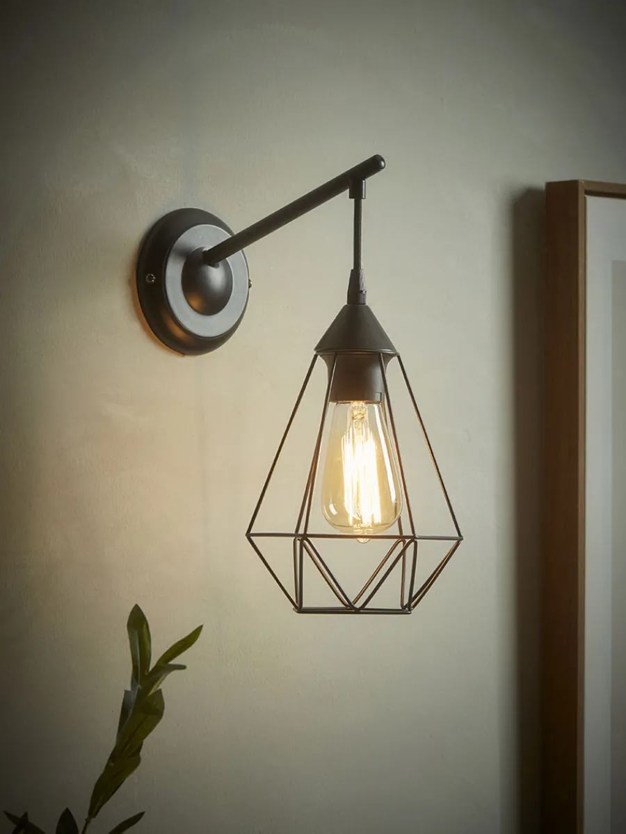 Cox & Cox Wall Lights<Tapered Cage Wall Light