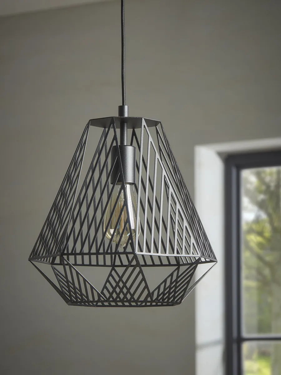 Cox & Cox Pendants<Tapered Geometric Cage Pendant
