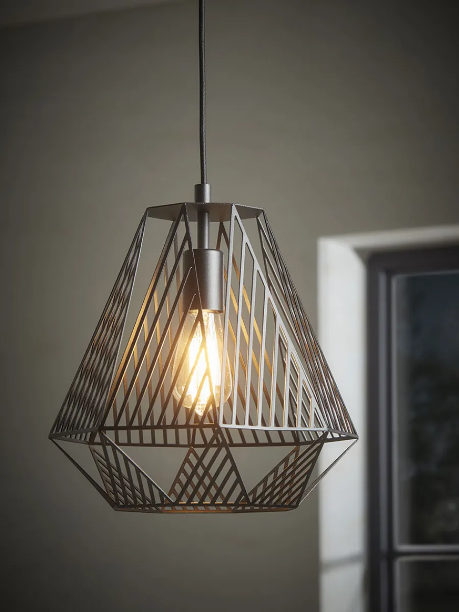 Cox & Cox Pendants<Tapered Geometric Cage Pendant