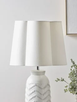 Cox & Cox Shades<Tapered Scalloped Edge Shade