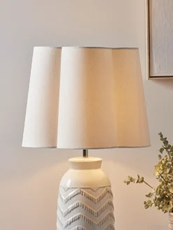 Cox & Cox Shades<Tapered Scalloped Edge Shade