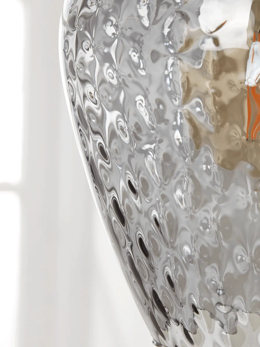 Cox & Cox Pendants<Tapered Textured Pendant - Grey