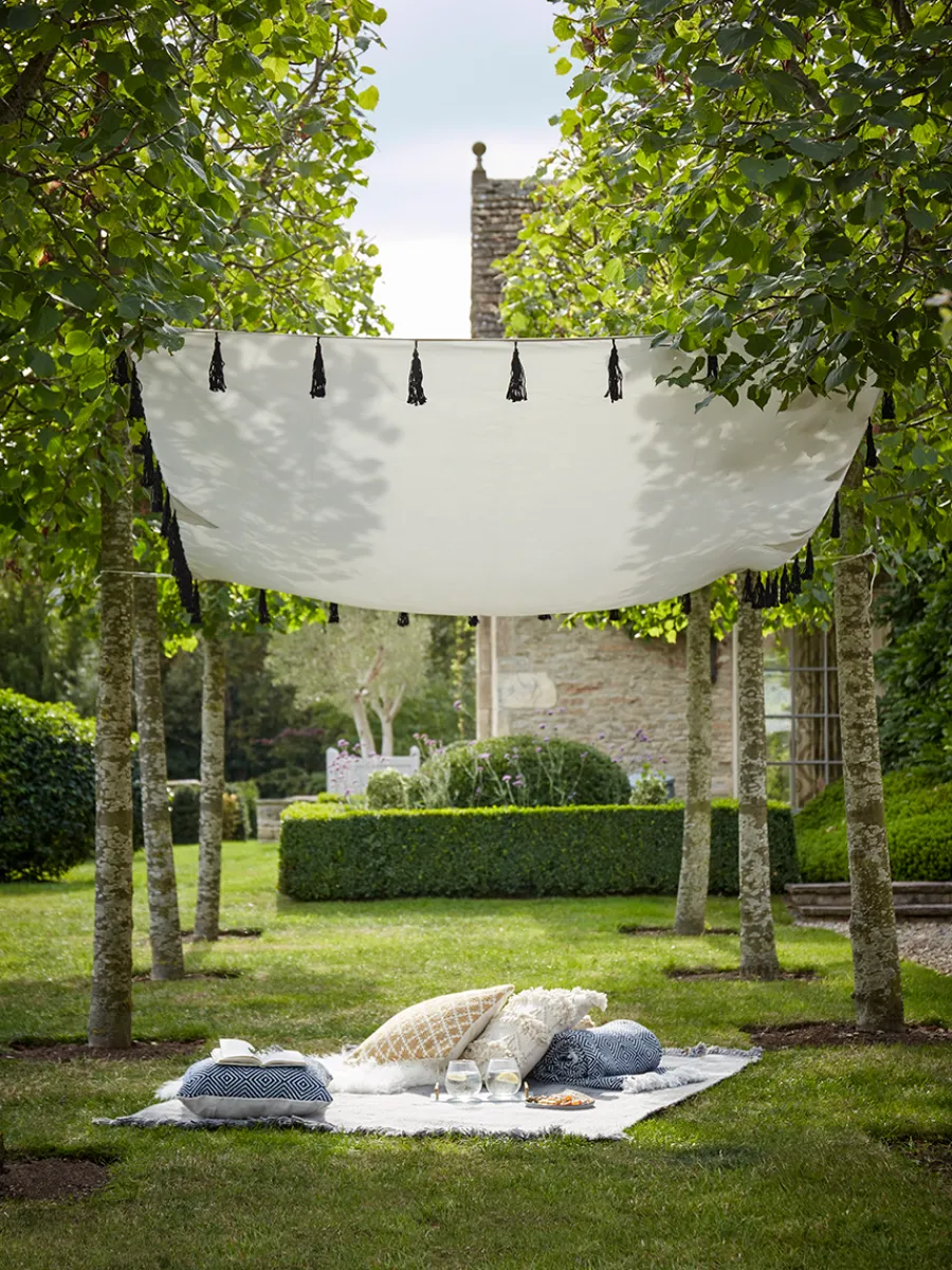 Cox & Cox Parasols & Sunshades<Tasselled Canopy