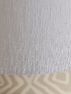 Cox & Cox Table Lamps<Taupe Diamond Table Lamp